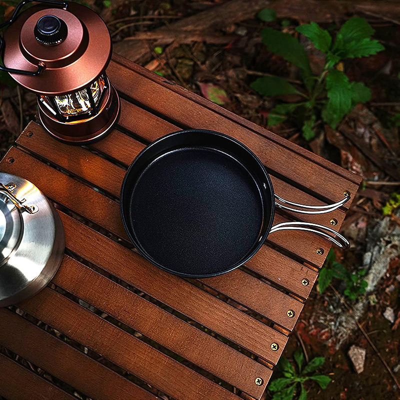 High-Grade 304 Stainless Steel - Camping Cooking Set With Kettle ulasan dan harga