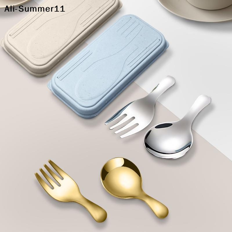 【A6L】Steel Tableware Set Spoon - Camping Cooking Set ulasan dan harga