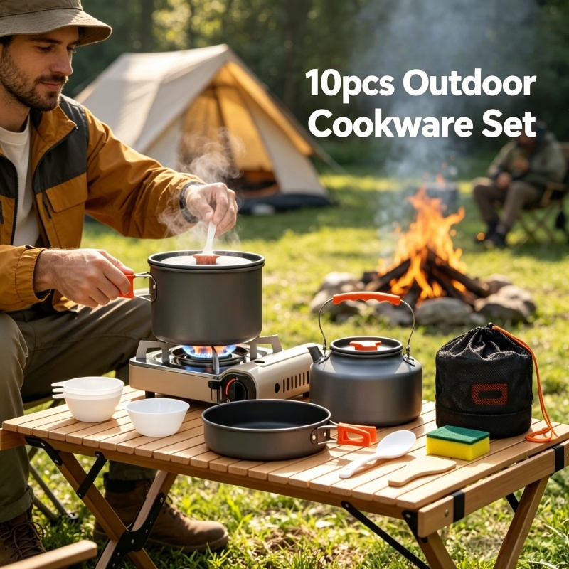 Camping Cookware Set Outdoor P - Camping Cooking Cylinder ulasan dan harga