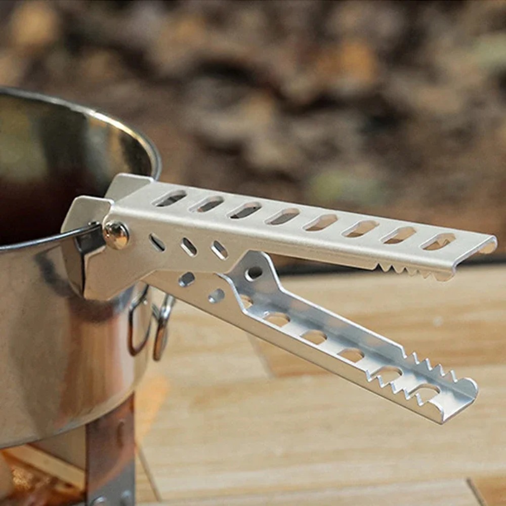 Aluminium Anti-hot Alloy Clip  - Camping Cooking Cylinder ulasan dan harga