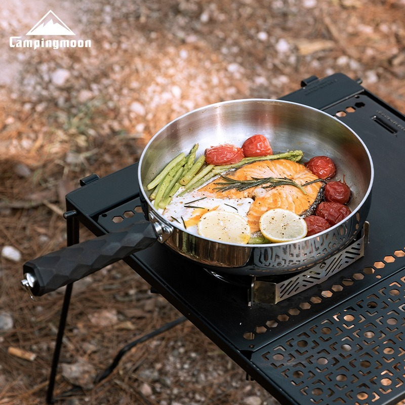 CAMPINGMOON CC-23 camping thre - Camping Cooking Set ulasan dan harga