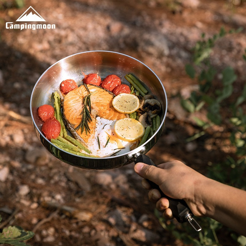 CAMPINGMOON CC-23 camping thre - Camping Cooking Set ulasan dan harga