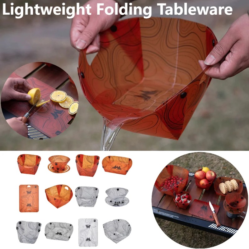 Foldable Camping Tableware Por - Camping Cooking Disc ulasan dan harga