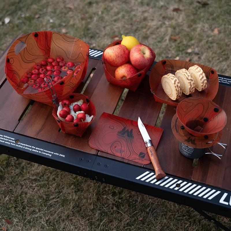 Foldable Camping Tableware Por - Camping Cooking Disc ulasan dan harga